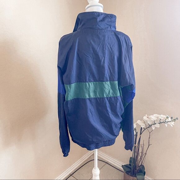 Vintage Blue/Green Team USA Olympics WindbreakerJacket Sponsored by JCPenny - Picture 2 of 13